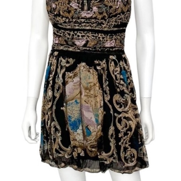 💋 Bebe Black Cocktail Short Dress M new RARE 💋 - Picture 12 of 16